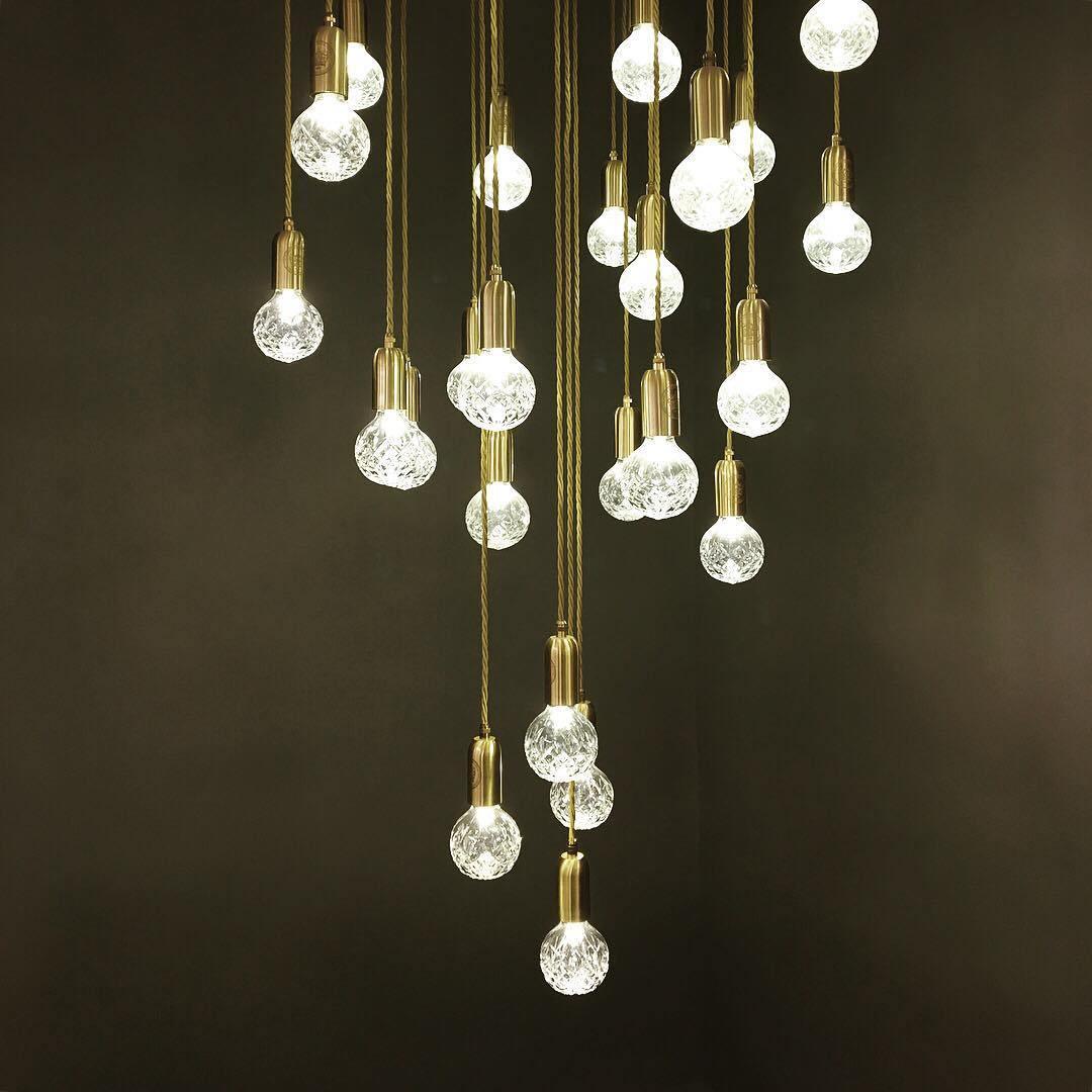 Kristallampa LED Hängande Lampa