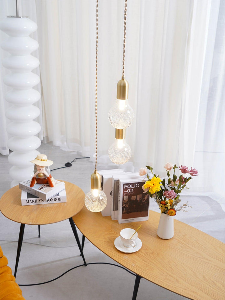 Kristallampa LED Hängande Lampa