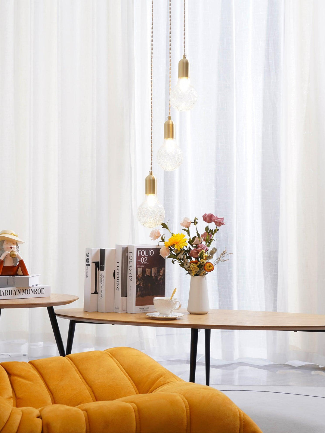 Kristallampa LED Hängande Lampa