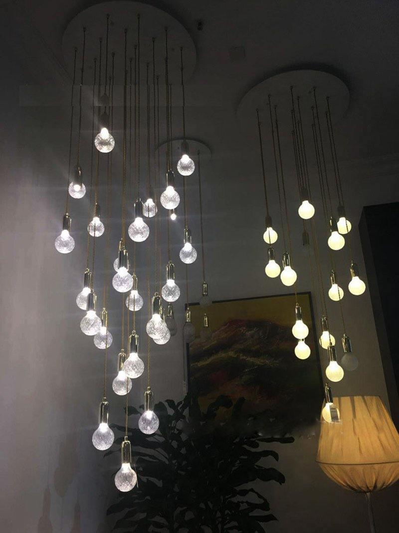 Kristallampa LED Hängande Lampa