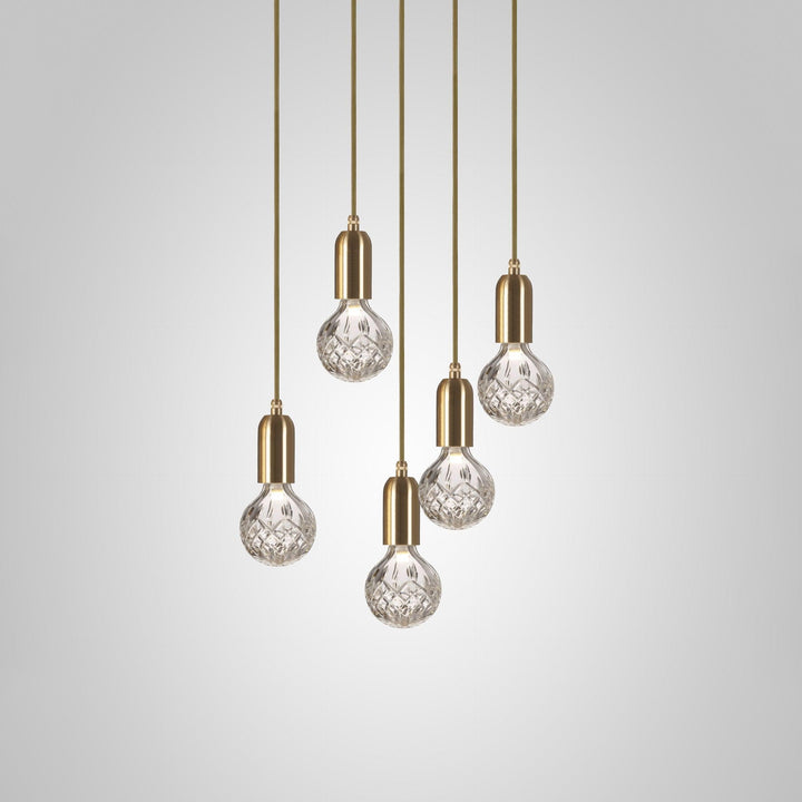 Kristallampa LED Hängande Lampa