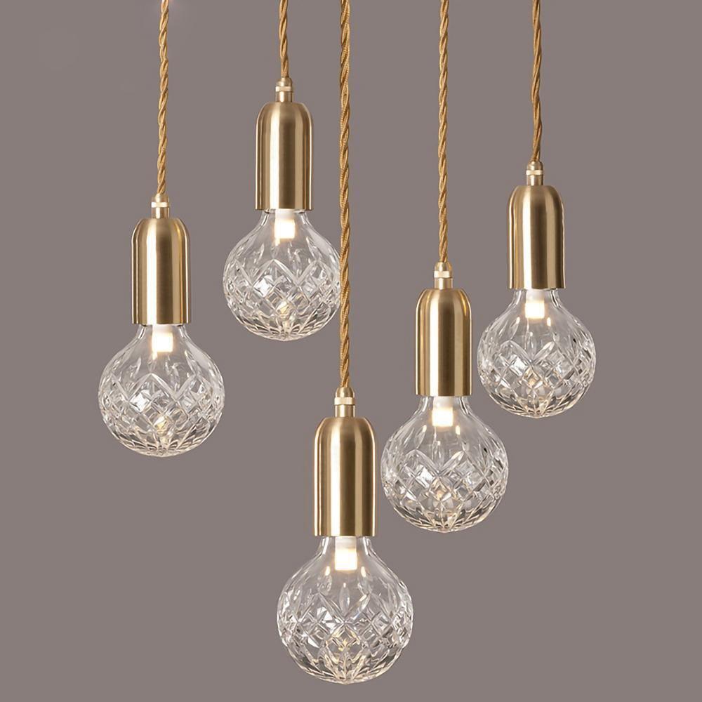 Kristallampa LED Hängande Lampa