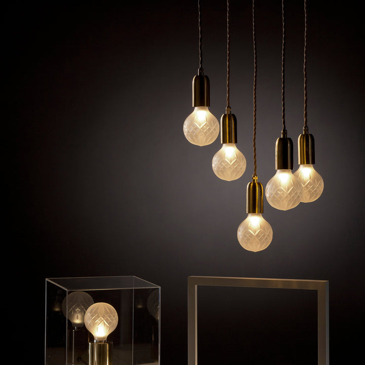 Kristallampa LED Hängande Lampa