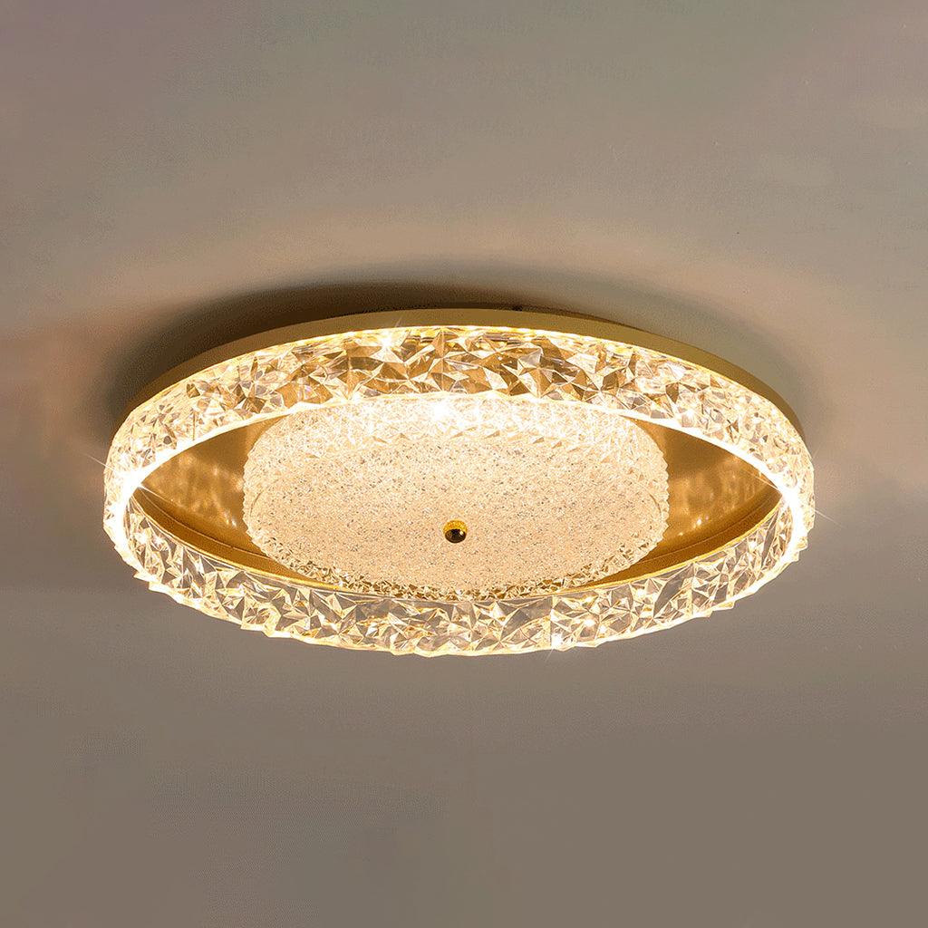 Kristallinfälld taklampa