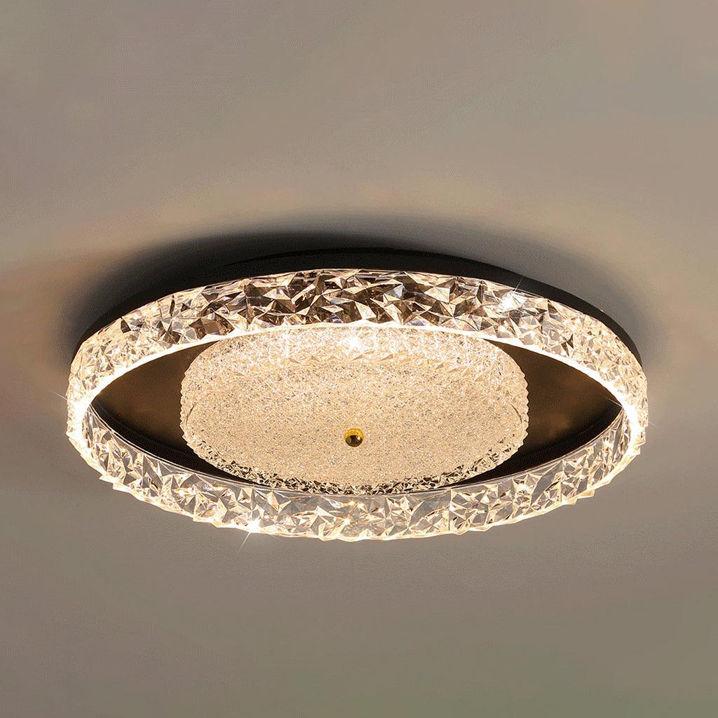 Kristallinfälld taklampa