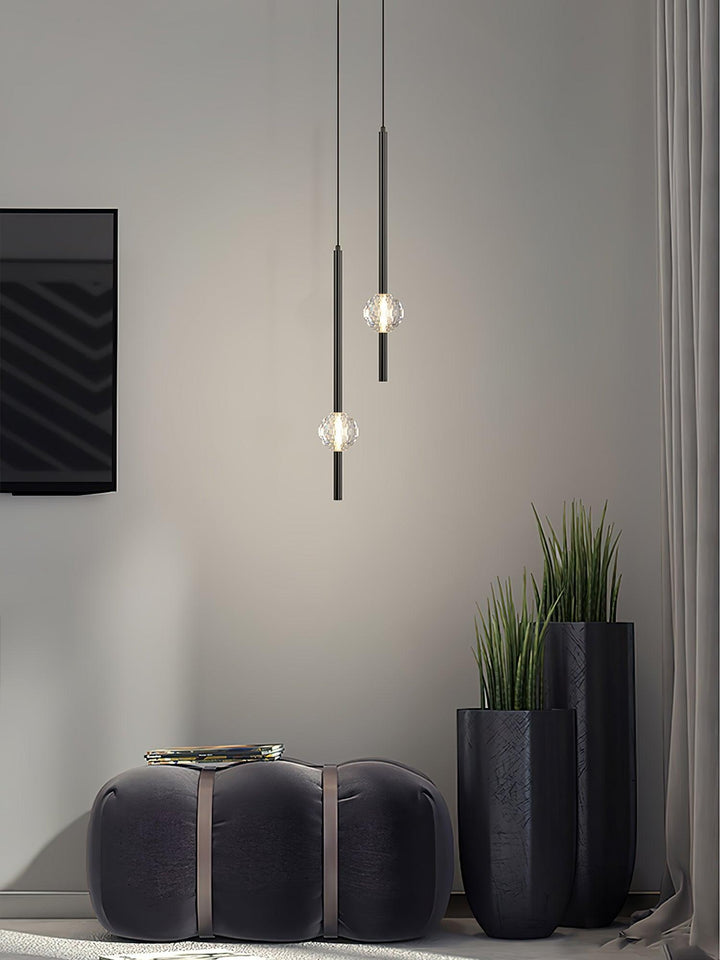 Kristall LED Hänglampa