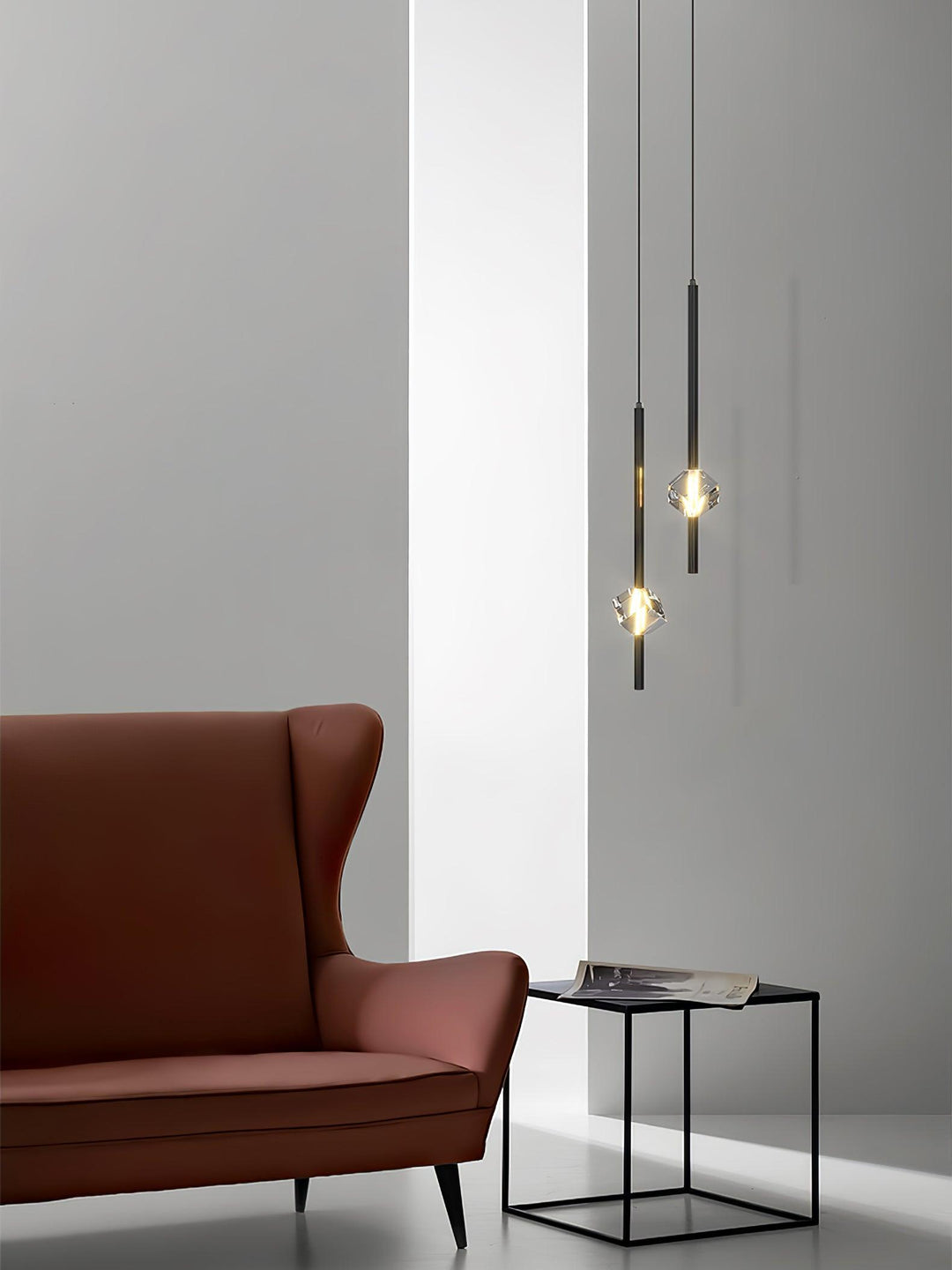Kristall LED Hänglampa