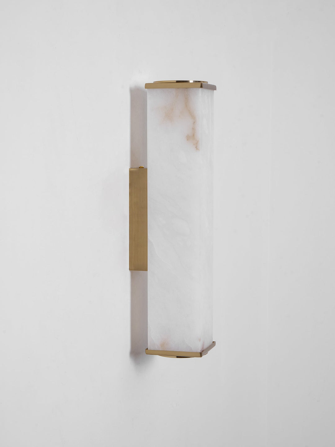 Cuboid Alabaster Vägglampa