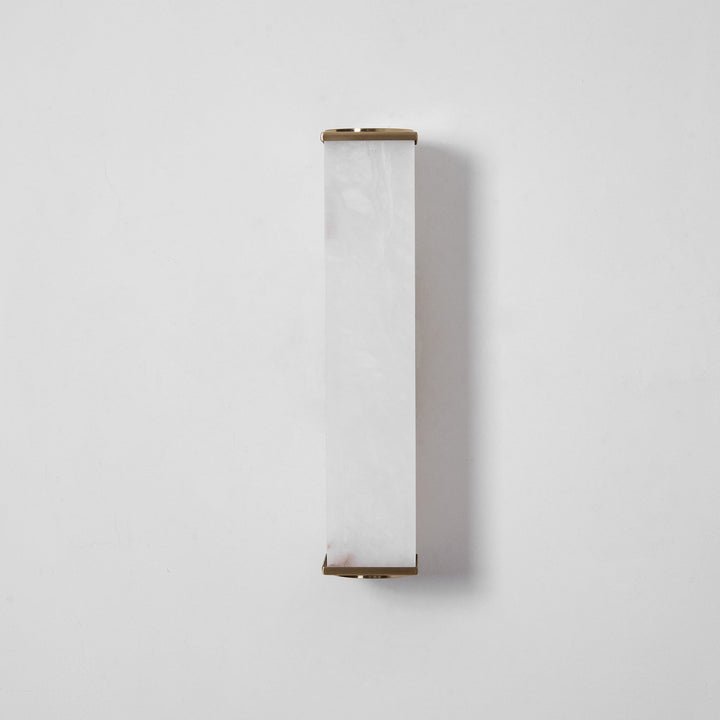 Cuboid Alabaster Vägglampa