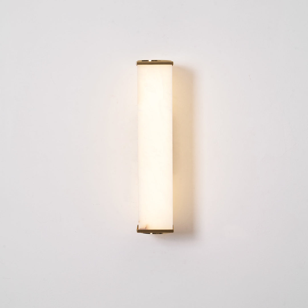 Cuboid Alabaster Vägglampa