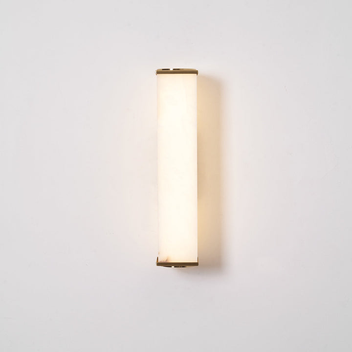 Cuboid Alabaster Vägglampa