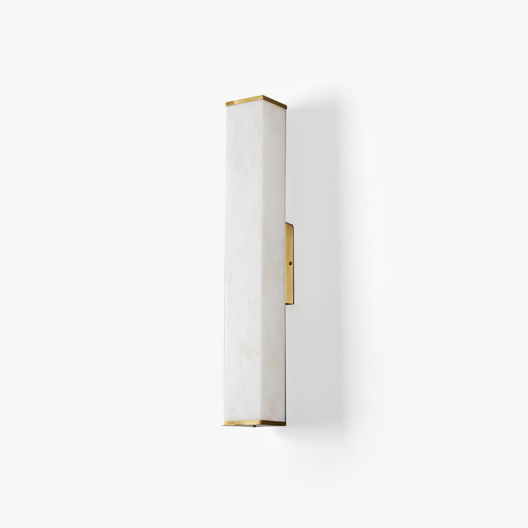 Cuboid Alabaster Vägglampa