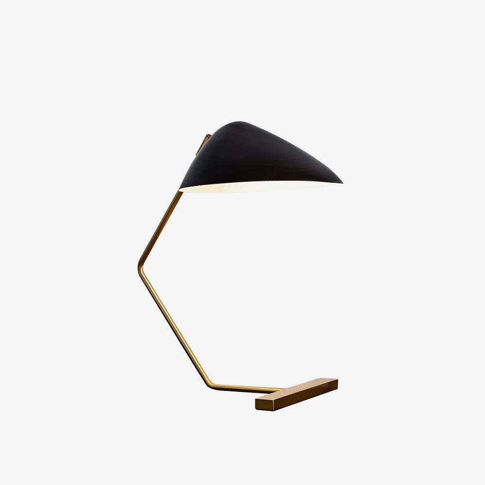 Kurvilinjär Mid-Century Bordslampa