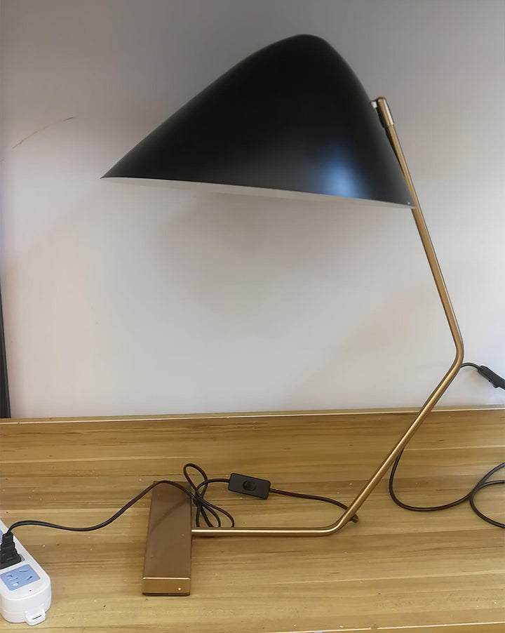 Kurvilinjär Mid-Century Bordslampa