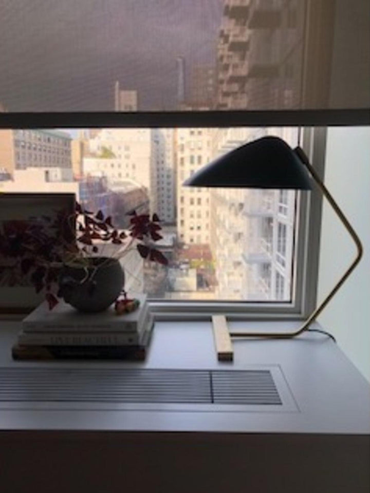 Kurvilinjär Mid-Century Bordslampa