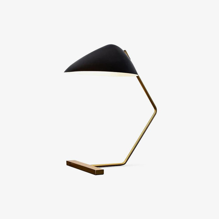 Kurvilinjär Mid-Century Bordslampa