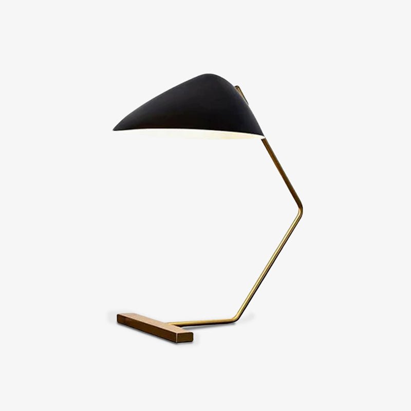 Kurvilinjär Mid-Century Bordslampa
