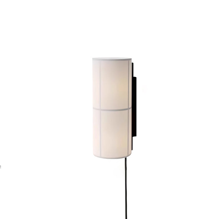 Cylinder Tyg Vägglampa
