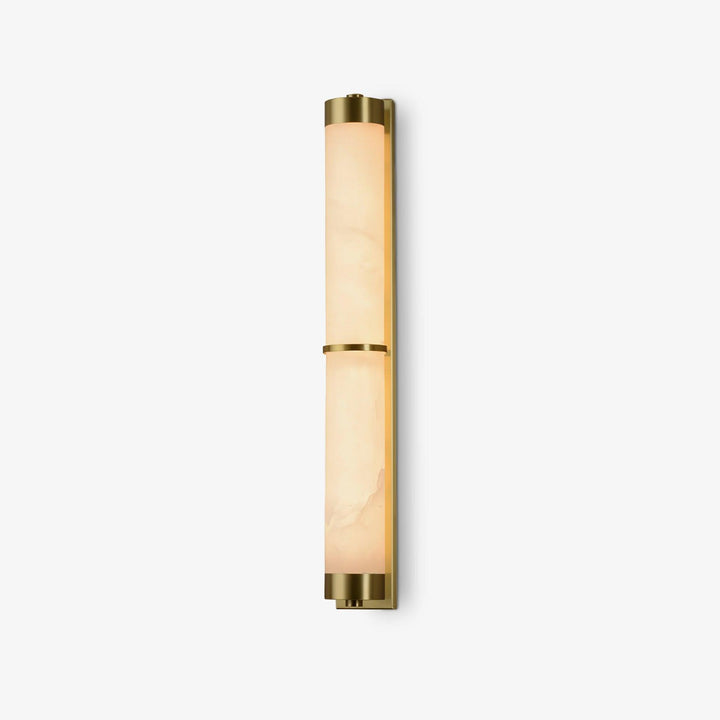 Cylindra Alabaster Messing Vägglampa
