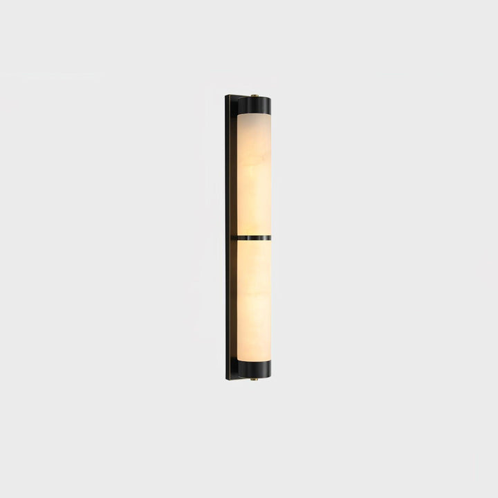 Cylindra Alabaster Messing Vägglampa