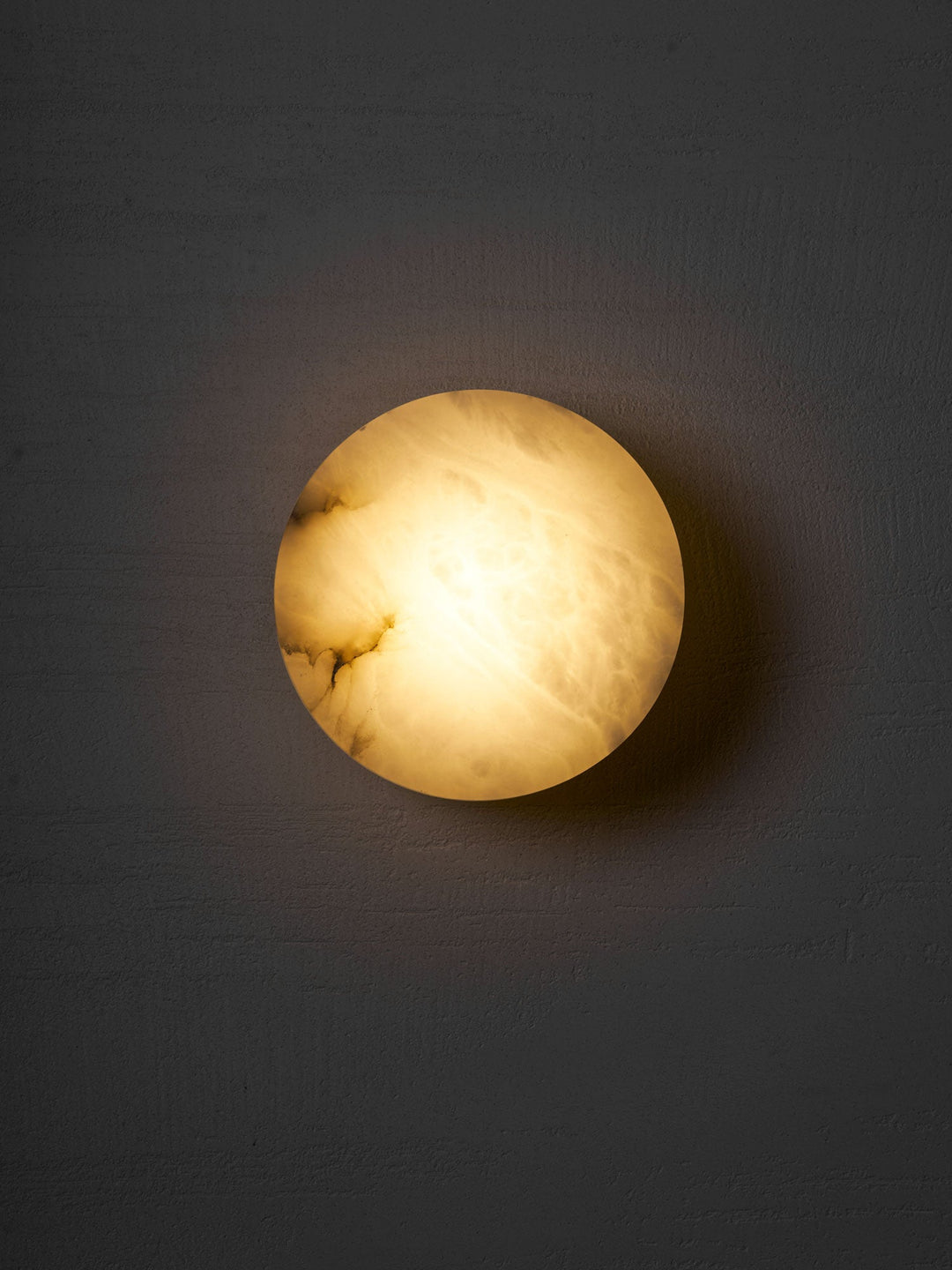 Cylindrisk Alabaster Vägglampa