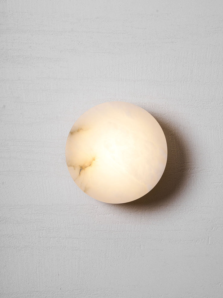 Cylindrisk Alabaster Vägglampa