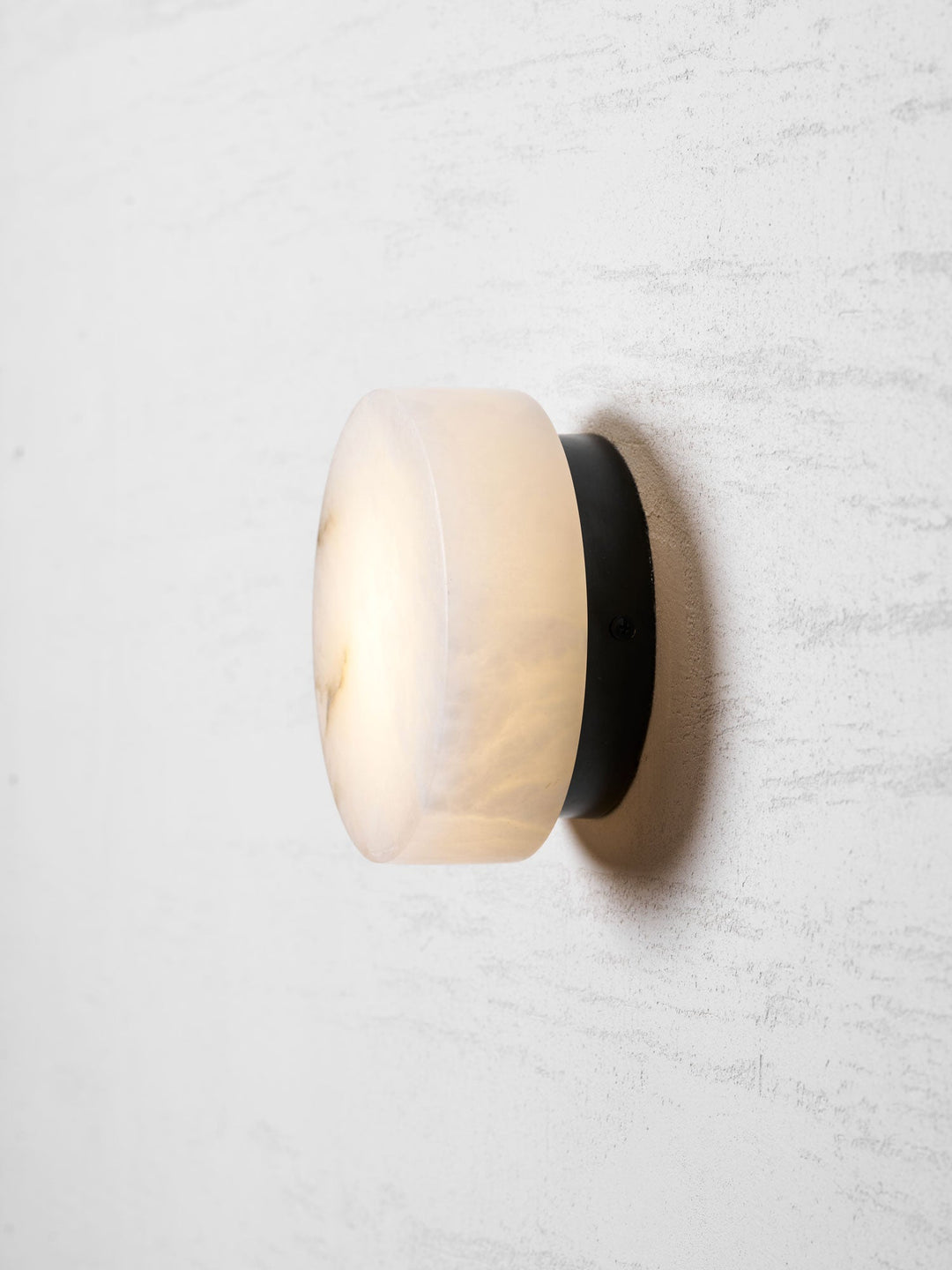 Cylindrisk Alabaster Vägglampa