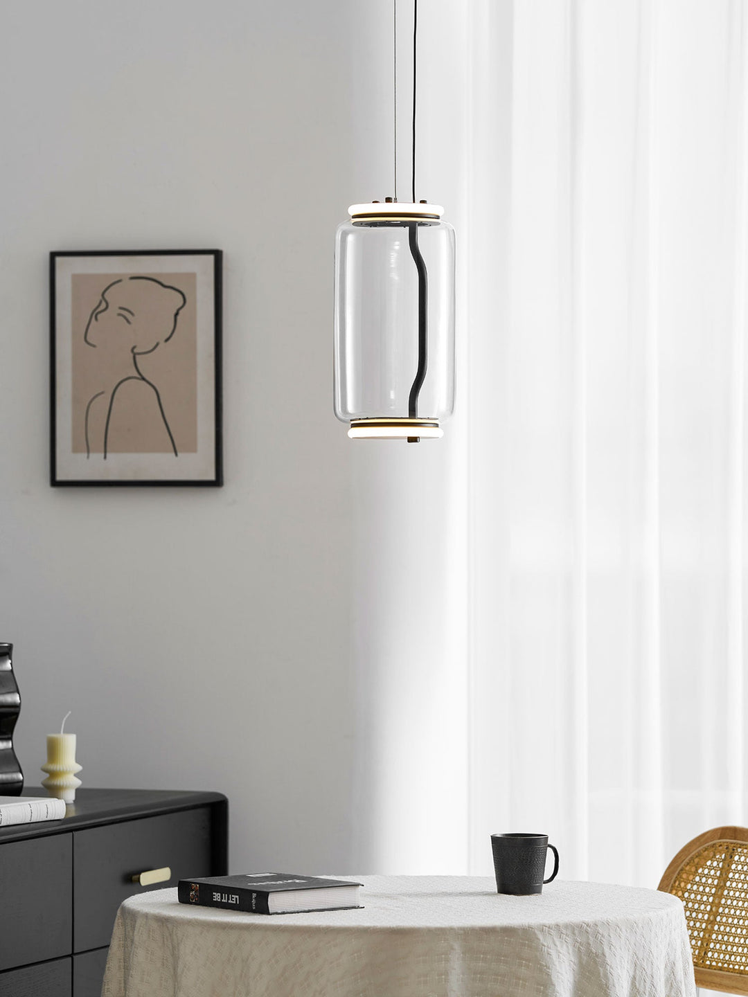 Cylindrisk LED Hänglampa