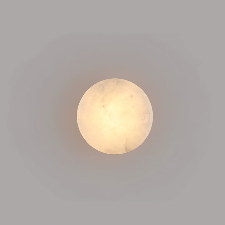 Cylindrisk Alabaster Vägglampa