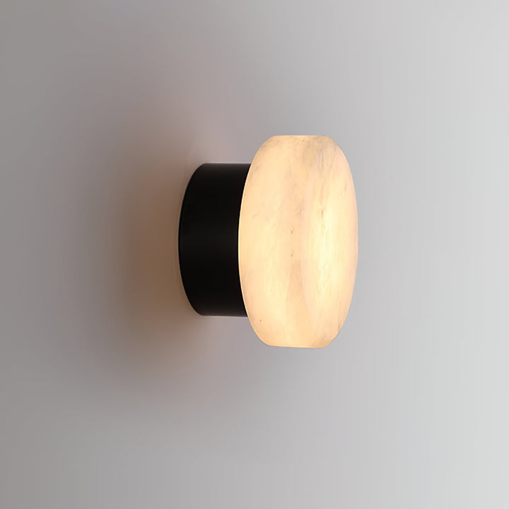 Cylindrisk Alabaster Vägglampa