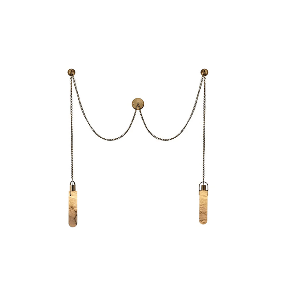 Cylindrisk Kluster Alabaster Kandelaber