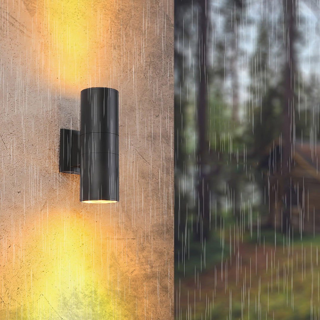 Cylindrisk Utomhus Vägglampa