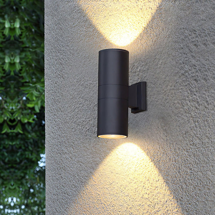 Cylindrisk Utomhus Vägglampa