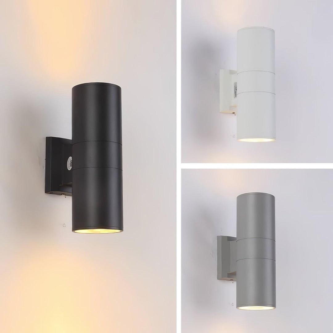 Cylindrisk Utomhus Vägglampa