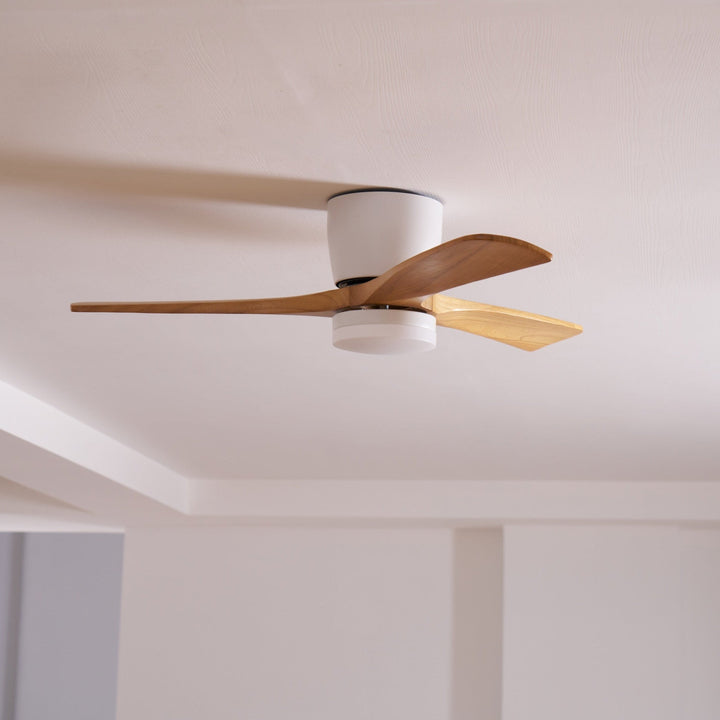 Nordisk Trä Takfläkt Lampa