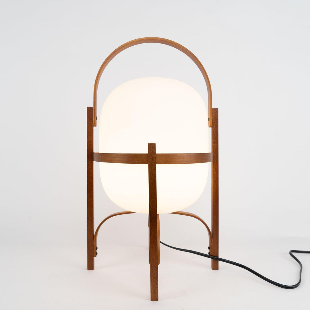 Bärbar Lantern Glas Bordslampa