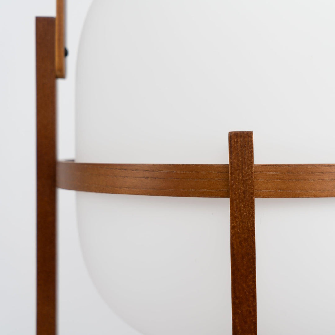 Bärbar Lantern Glas Bordslampa