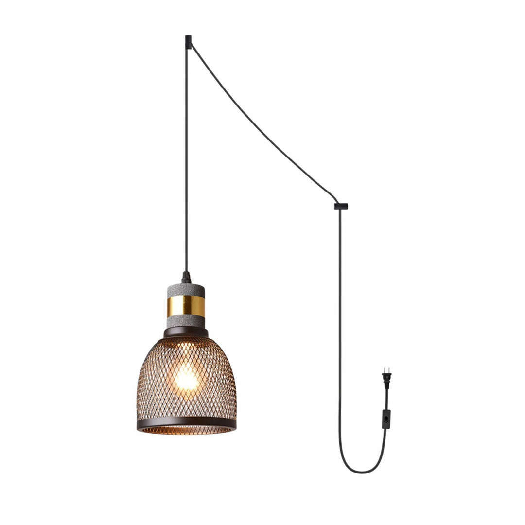 Cement Mesh Plug-in Pendellampa