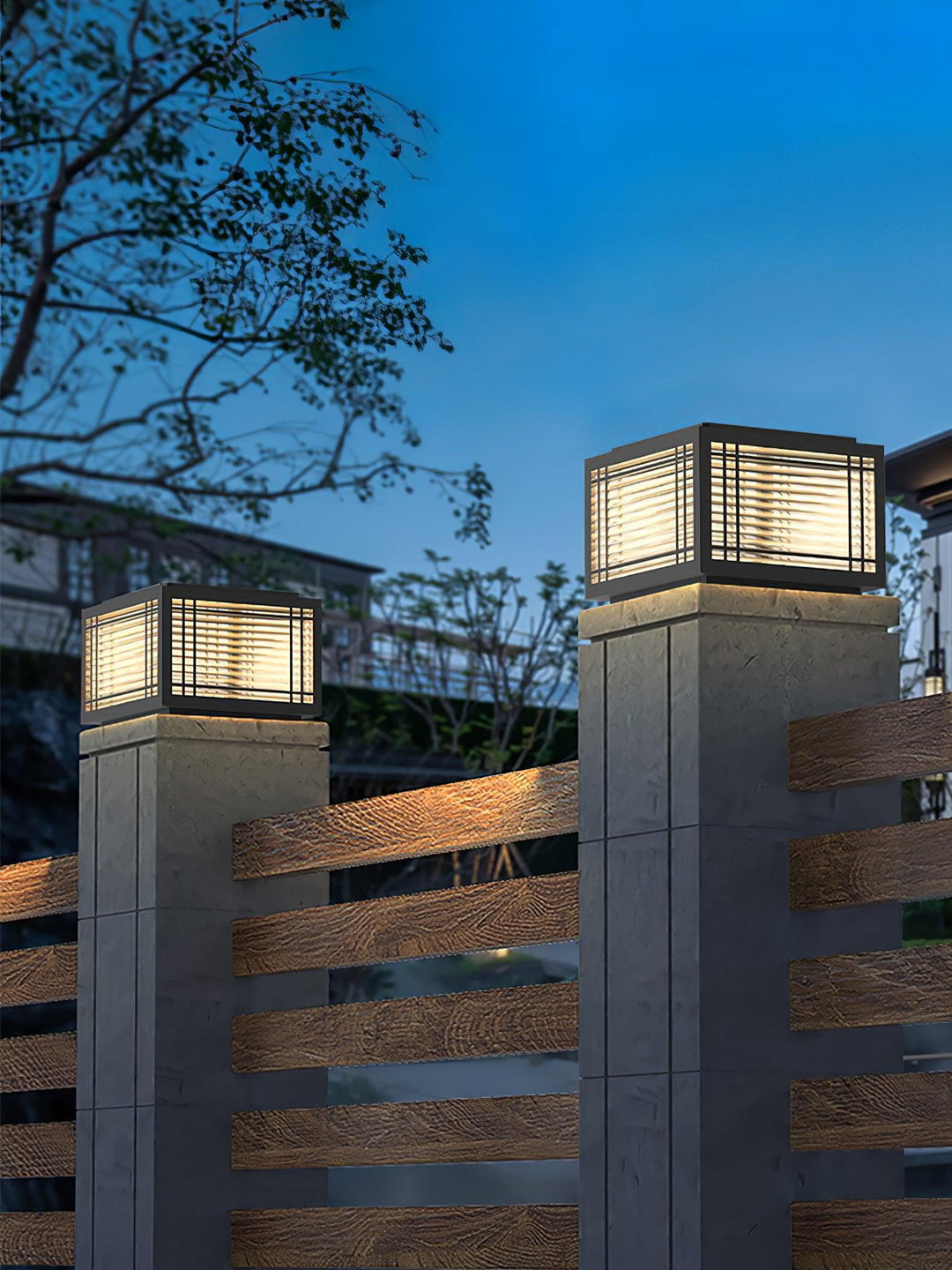Deck Utomhus Post Lampa