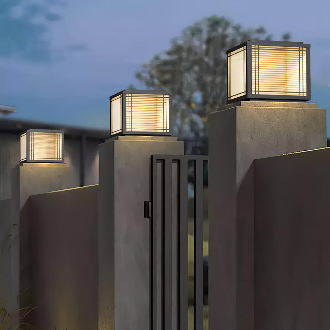Deck Utomhus Post Lampa