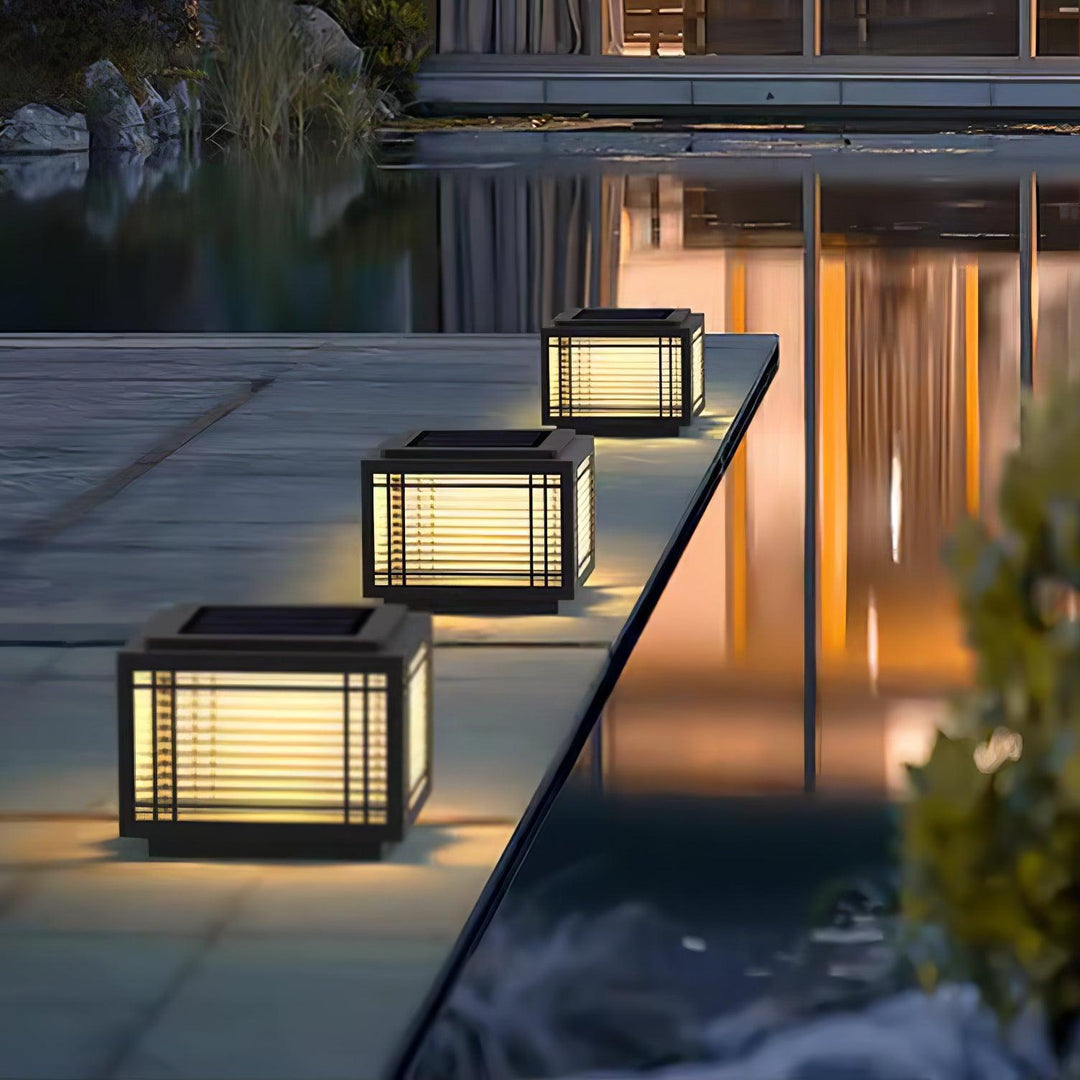 Deck Utomhus Post Lampa