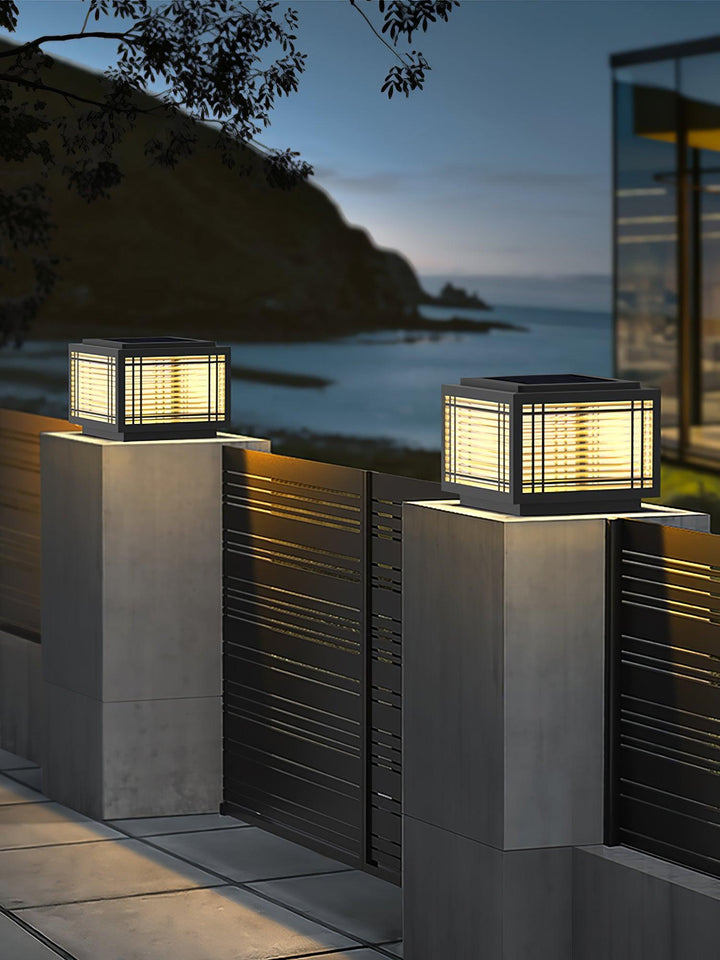 Deck Utomhus Post Lampa