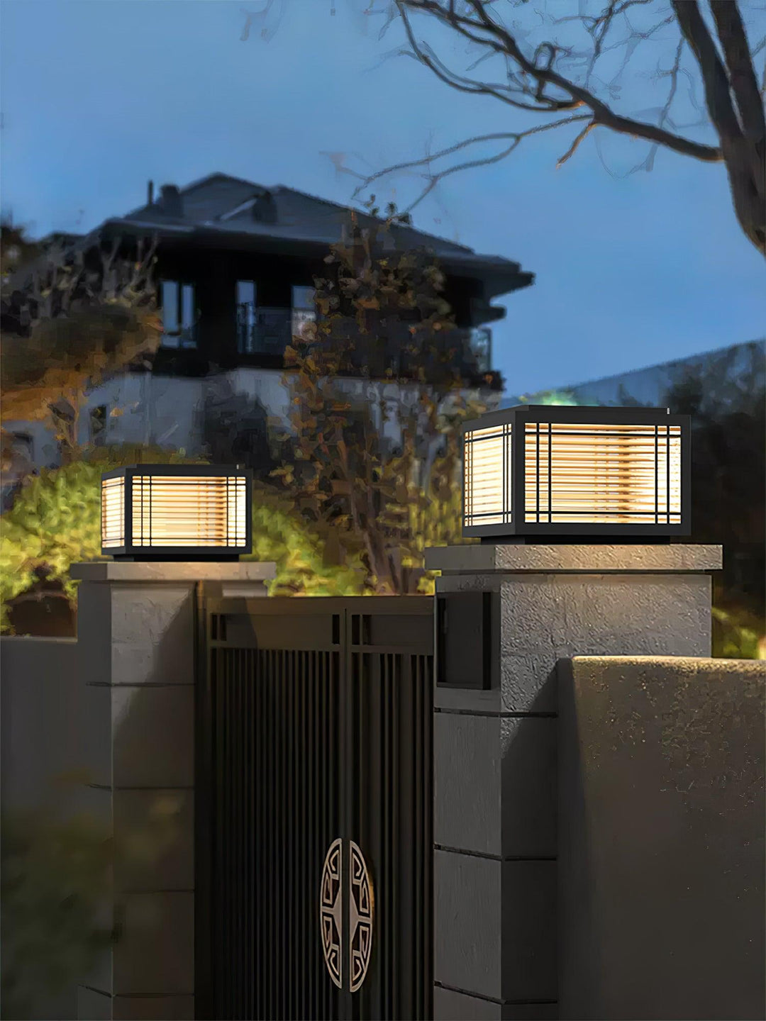 Deck Utomhus Post Lampa
