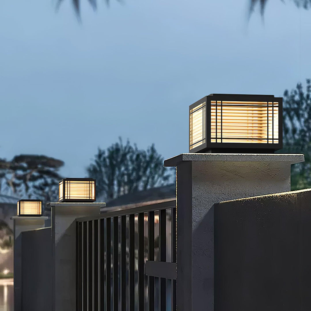 Deck Utomhus Post Lampa