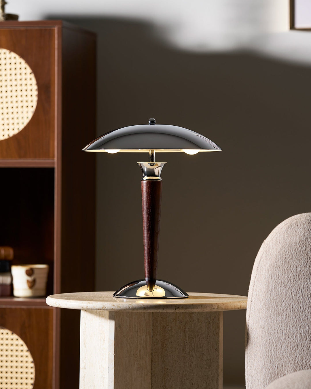 Hjälm Bordslampa