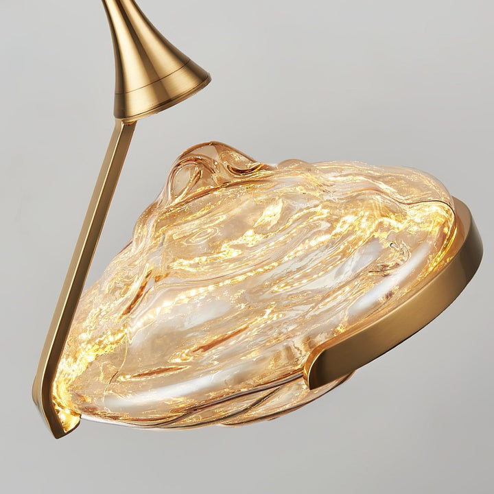 Diamantkristallhänglampa