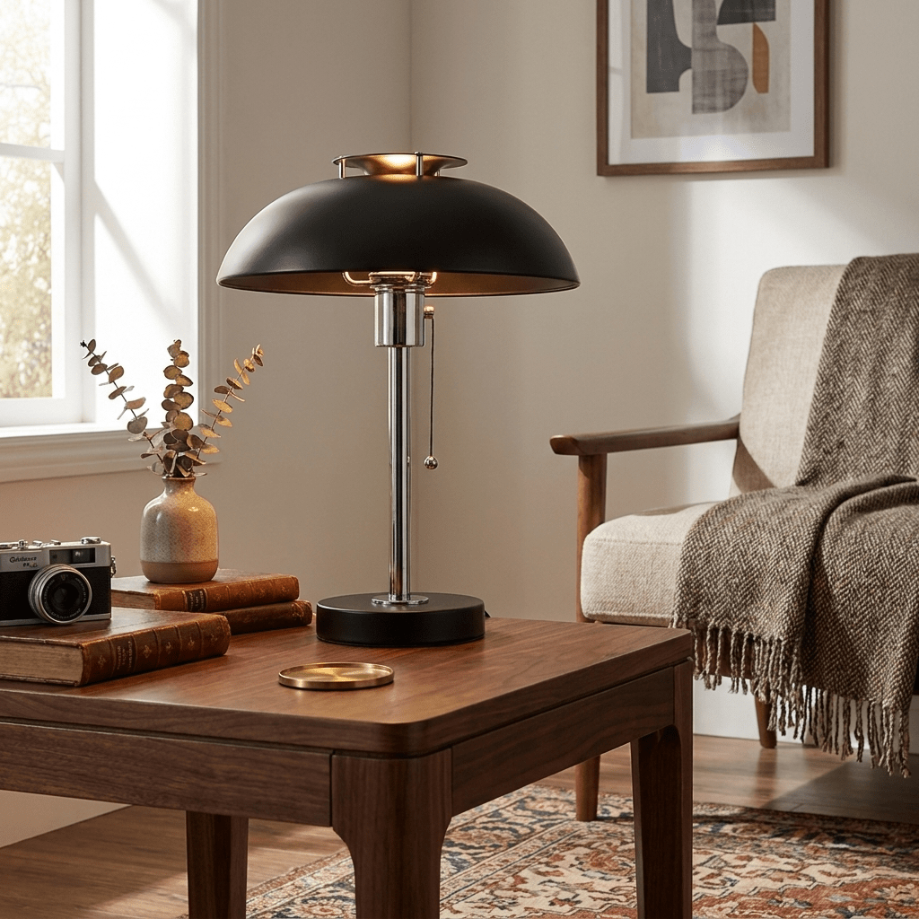 Domo Chrome Svamp Bordslampa