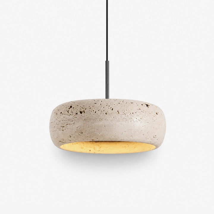 Donut Travertine Pendellampa