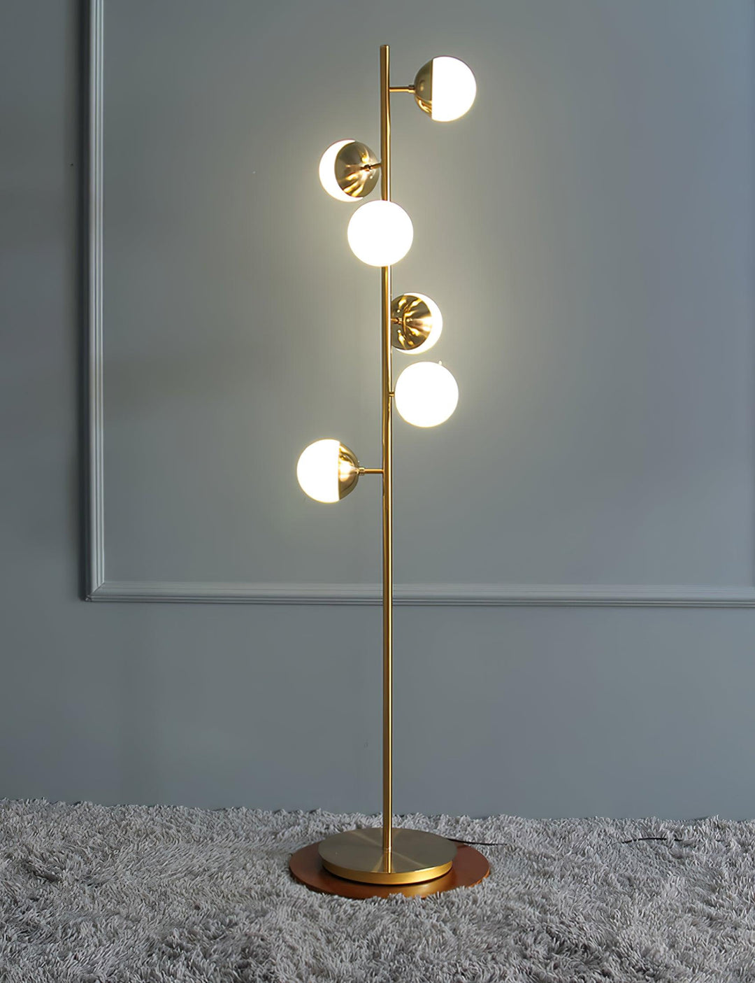 Doppler LED Trä Lamp