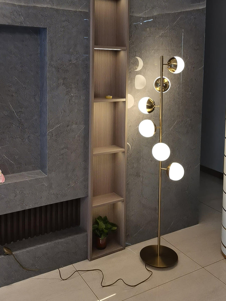 Doppler LED Trä Lamp
